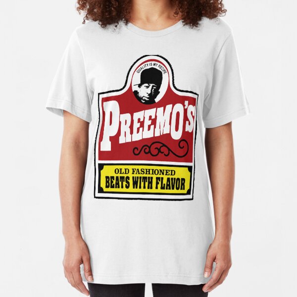 Preemo's old Fashioned Beats With Flavor Slim Fit T-Shirt