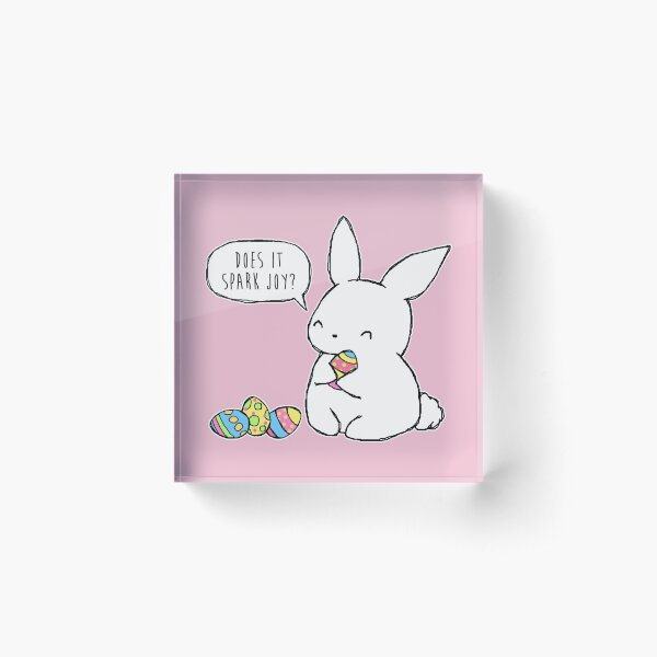 Item preview, Cute Konmari Bunny designed and sold by MaplewoodMerch.