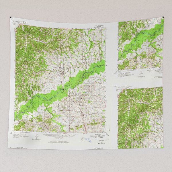 Item preview, USGS TOPO Map Mississippi MS Flora 336900 1962 62500 designed and sold by WetdryvacRBO2.