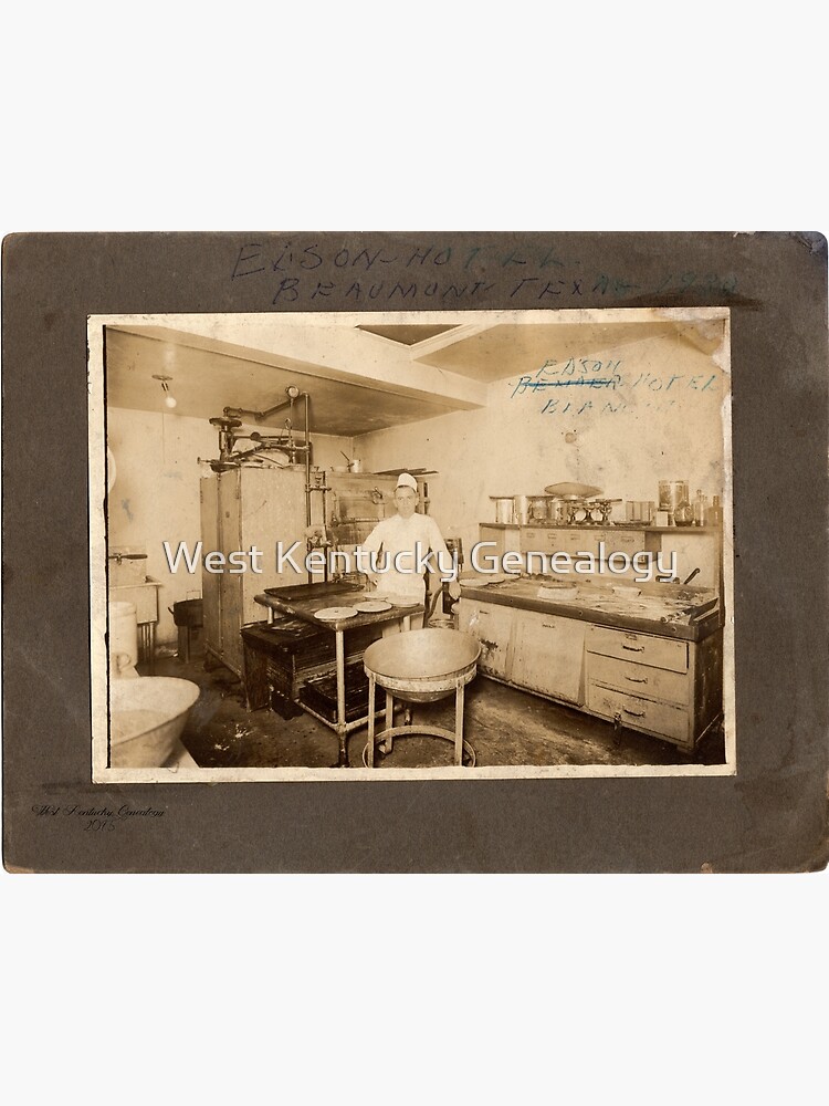 "Edson Hotel, Beaumont, Texas 1930" Poster by westkygenealogy Redbubble