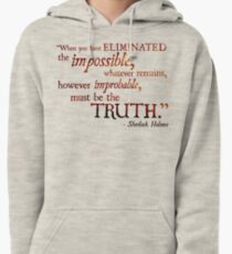 Sherlock Holmes - Eliminate the Impossible Pullover Hoodie