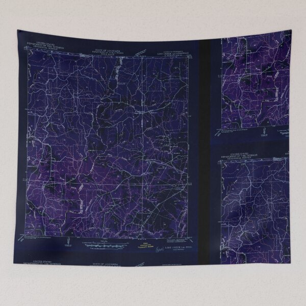 Item preview, USGS TOPO Map Louisiana LA Lost Creek 333932 1945 31680 Inverted designed and sold by WetdryvacRB01.