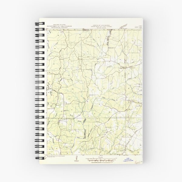Item preview, USGS TOPO Map Louisiana LA Lost Creek 333932 1945 31680 designed and sold by WetdryvacRB01.