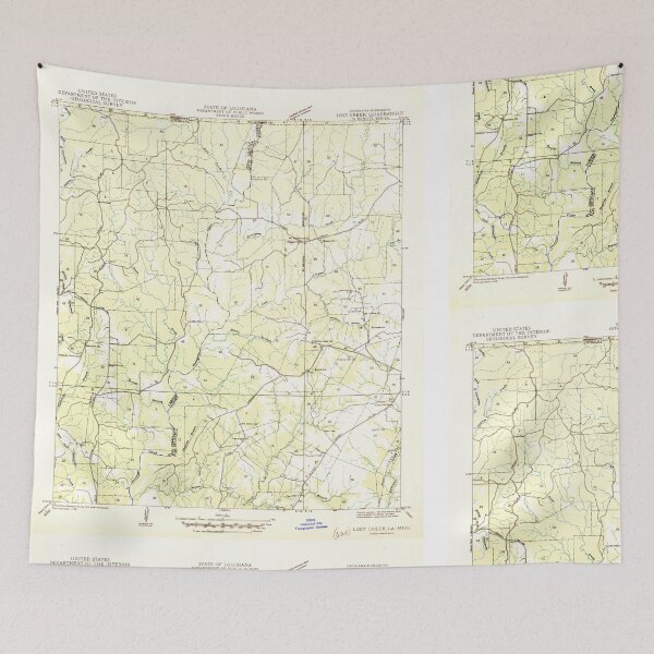 Item preview, USGS TOPO Map Louisiana LA Lost Creek 333932 1945 31680 designed and sold by WetdryvacRB01.