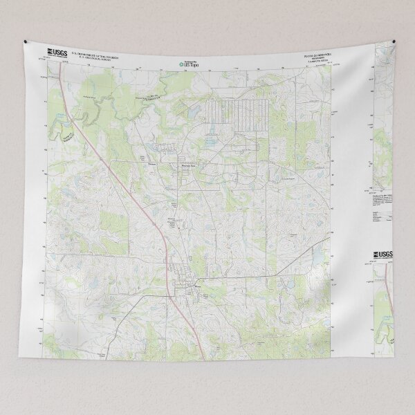 Artikelvorschau, USGS TOPO Karte Mississippi MS Flora 20120409 TM entworfen und verkauft von WetdryvacRBO2.