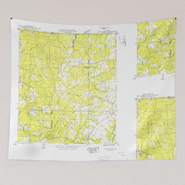 Item preview, USGS TOPO Map Louisiana LA Lost Creek 333933 1941 31680 designed and sold by WetdryvacRB01.