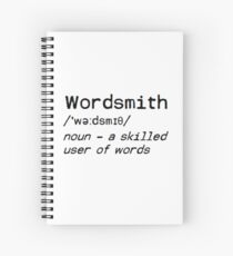 Wordsmith definition Spiral Notebook