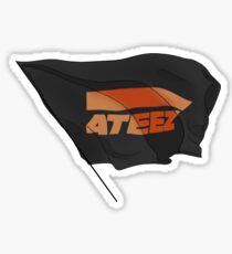 ATEEZ flag black Sticker