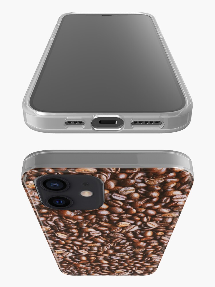 Alternate view of Coffee Bean Photo Pattern iPhone Case & Cover