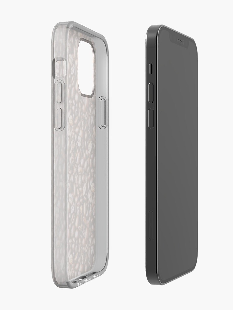Alternate view of Coffee Bean Photo Pattern iPhone Case & Cover