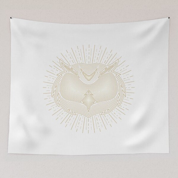 Item preview, Head Owl Gold designed and sold by Hanif Amrulhaq.