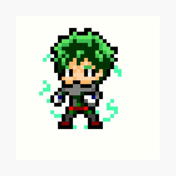 "Deku Pixel" Art Print for Sale by TnG-Crafts | Redbubble