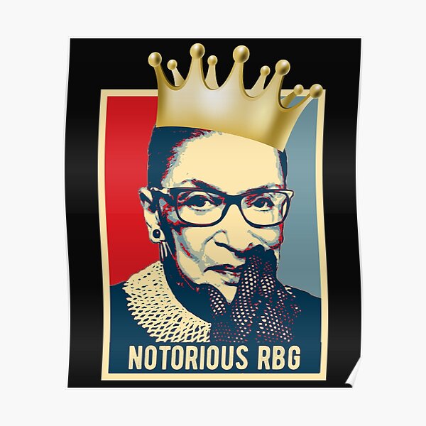 Notorious Ruth Bader Ginsburg (RBG) Poster