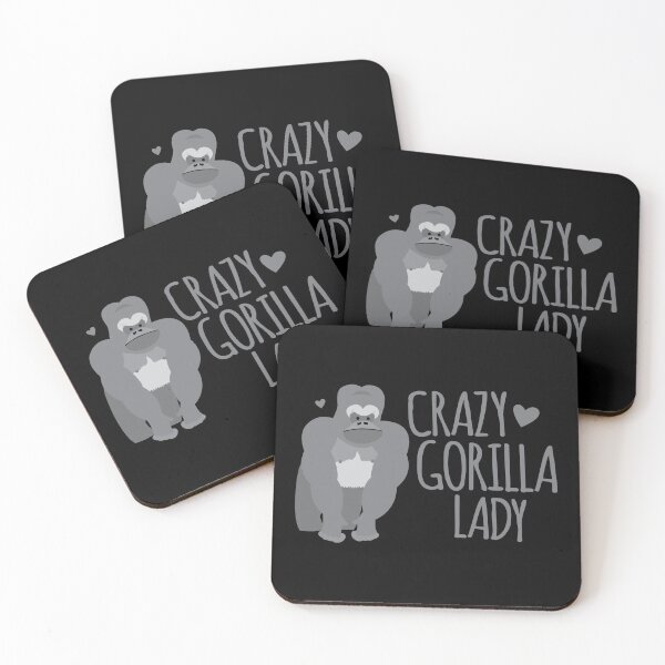 Item preview, Crazy Gorilla lady designed and sold by jazzydevil.