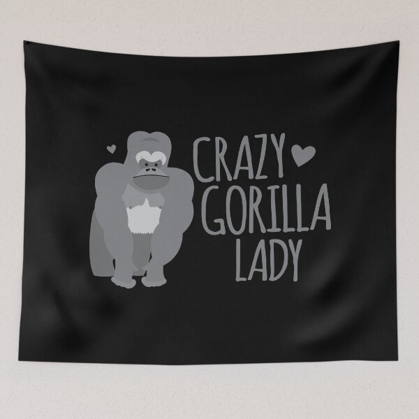 Item preview, Crazy Gorilla lady designed and sold by jazzydevil.