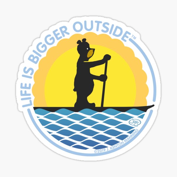 SUP Bear-Round Sticker