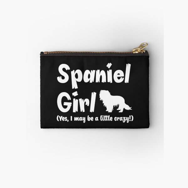 Item preview, Spaniel dog girl (Yes, I may be a little crazy!) designed and sold by jazzydevil.