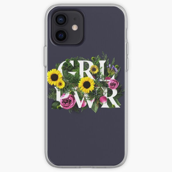 Girl Power Flowers iPhone Soft Case
