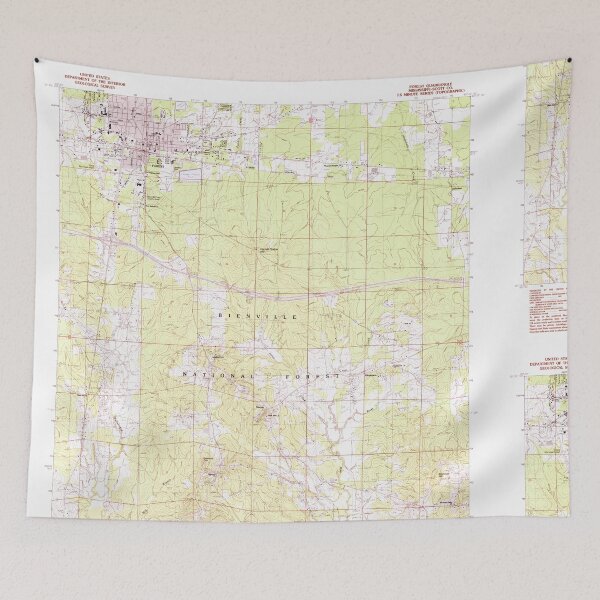 Item preview, USGS TOPO Map Mississippi MS Forest 335658 1982 24000 designed and sold by WetdryvacRBO2.