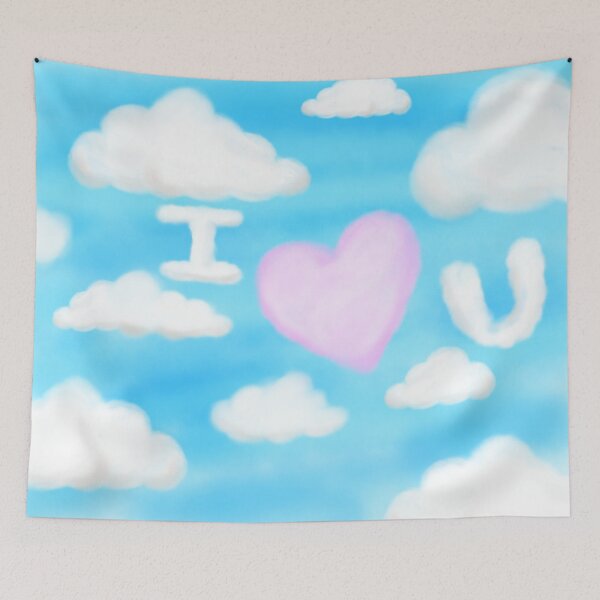 Item preview, I Love you Clouds designed and sold by Sketchbrooke.