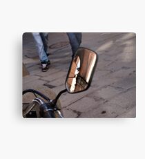 Street Reflections Metal Print