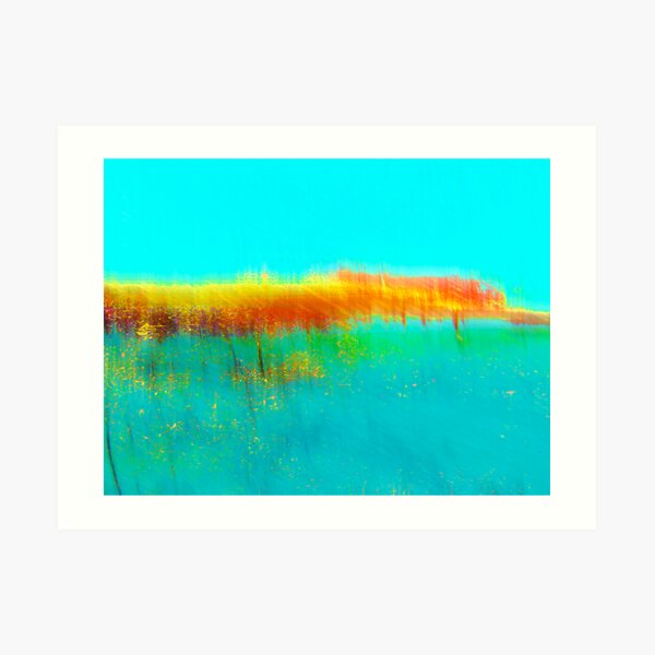 dock reflection..... sketches Art Print