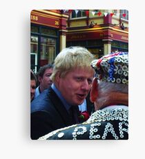 Boris and the Pearly King Canvas Print