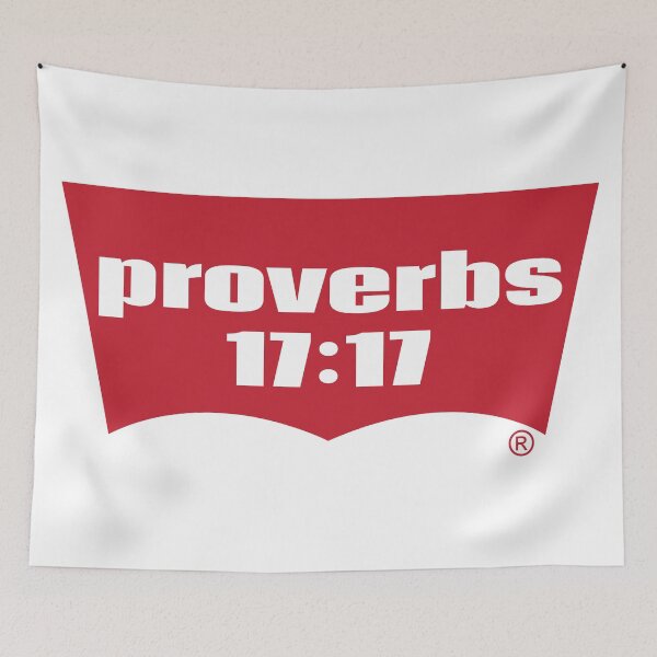 Item preview, Proverbs 17:17 : Bible Verse Proverbs 17 Merry Heart Like Medicine Concept  designed and sold by ProjectX23.