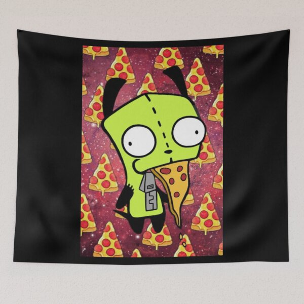 Item preview, Gir Eating Pizza  designed and sold by Iconically-Me.