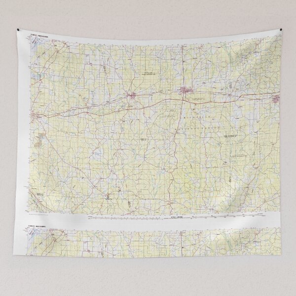 Item preview, USGS TOPO Map Mississippi MS Forest 337209 1984 100000 designed and sold by WetdryvacRBO2.