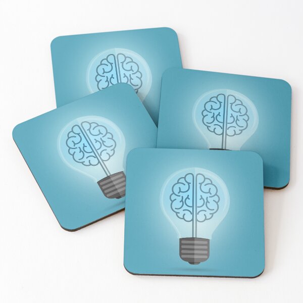 Item preview, Bulb Brain illustration designed and sold by psychoshadow.