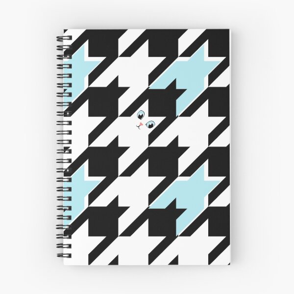 Item preview, Blue Cat Houndstooth designed and sold by MaplewoodMerch.
