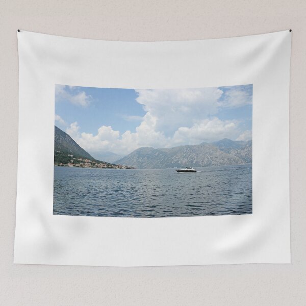 Item preview, Bay of Kotor landscape Montenegro summer season designed and sold by goceris.