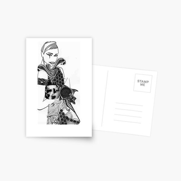 fashion illustrationII Postcard