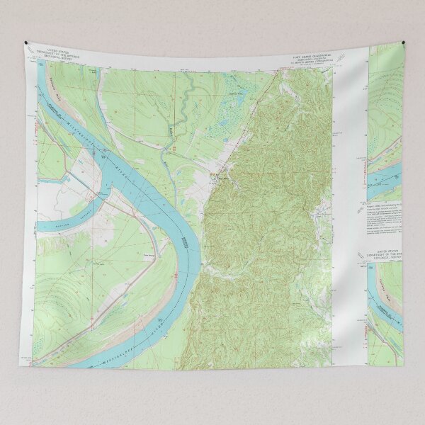 Item preview, USGS TOPO Map Mississippi MS Fort Adams 335663 1965 24000 designed and sold by WetdryvacRBO2.