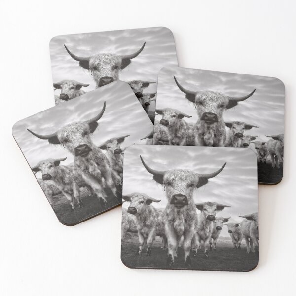 Item preview, Highland Cattle Mixed Breed Mono designed and sold by rawshutterbug.