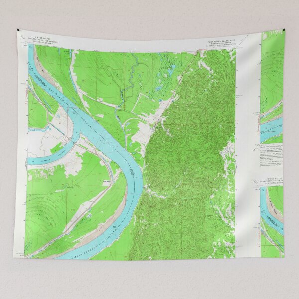 Item preview, USGS TOPO Map Mississippi MS Fort Adams 335664 1965 24000 designed and sold by WetdryvacRBO2.