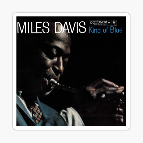 Kind of Blue Sticker