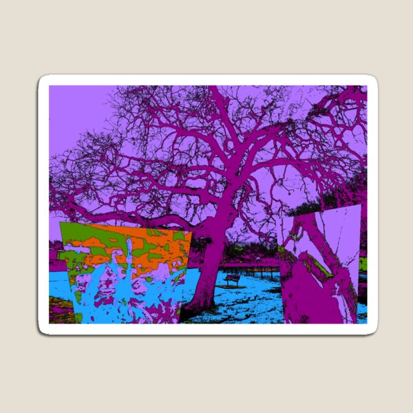 Some kinda purple tree Magnet