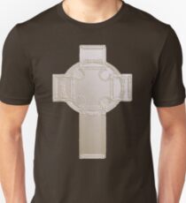 Celtic Cross, Silvery Unisex T-Shirt