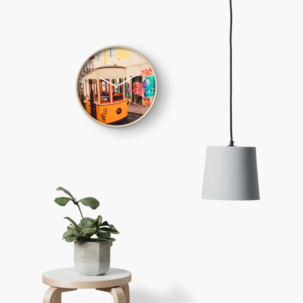 Horloge « BOM DIA LISBOA | Tramway N°1»