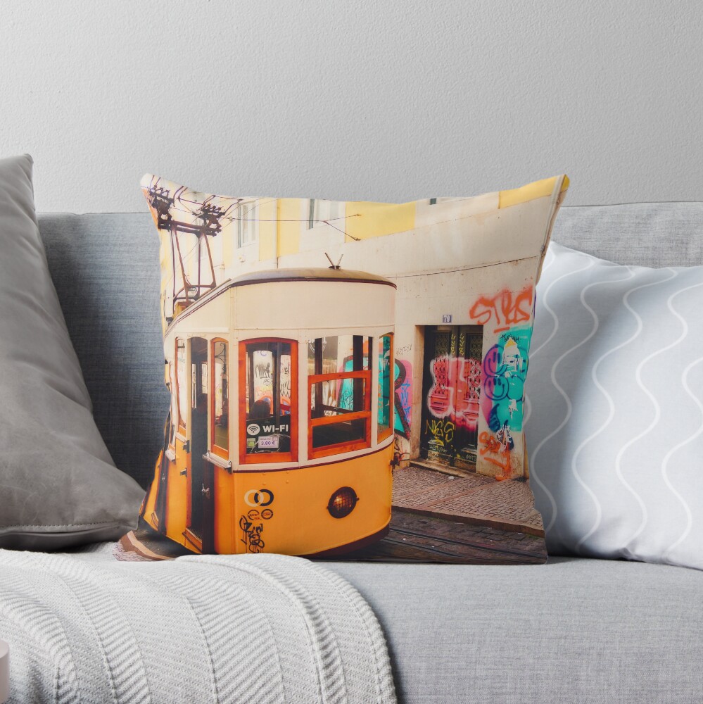 Coussin « BOM DIA LISBOA | Tramway N°1»