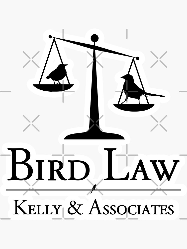 "Bird Law Charlie Kelly It's Always Sunny in Philadelphia" Sticker for