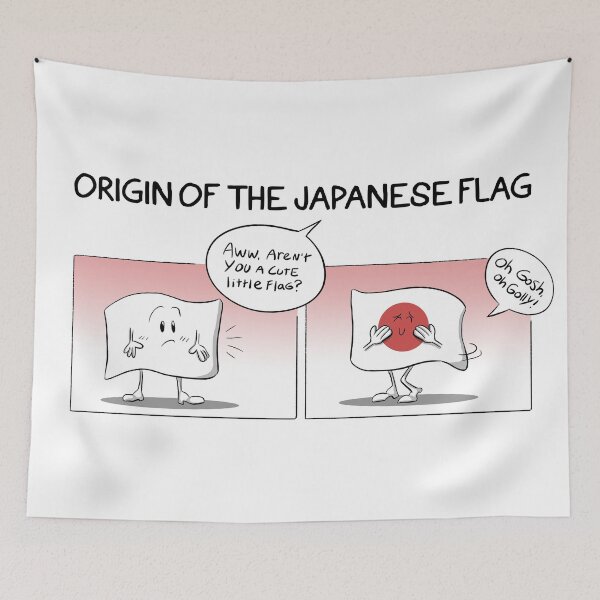 Item preview, Origin of the Japanese flag designed and sold by BanjoofJustice.