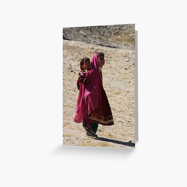 Sisters (Afghanistan) Greeting Card