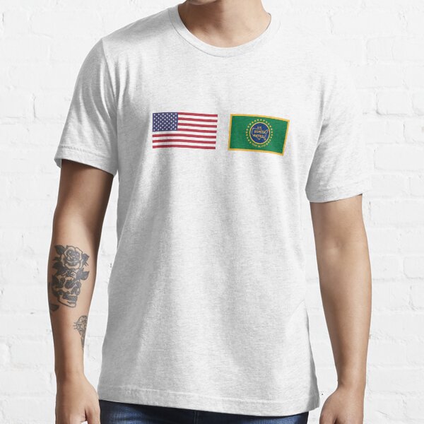 Item preview, USA and U.S Border Patrol Flags Commemorative Design  designed and sold by AmericanArt.