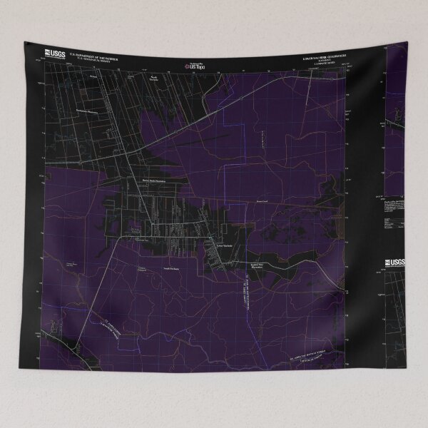 Item preview, USGS TOPO Map Louisiana LA Lower Vacherie 20120326 TM Inverted designed and sold by WetdryvacRB01.