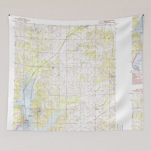 Item preview, USGS TOPO Map Mississippi MS Frees Corners 335668 1982 24000 designed and sold by WetdryvacRBO2.
