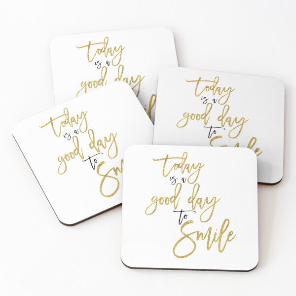 Item preview, Today Is A Good Day To Smile Motivational Quote designed and sold by fotografixgal.