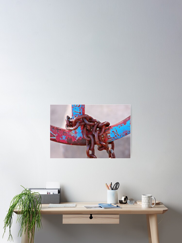 Thumbnail 2 of 3, Poster, Rusty Chain designed and sold by mrbo.